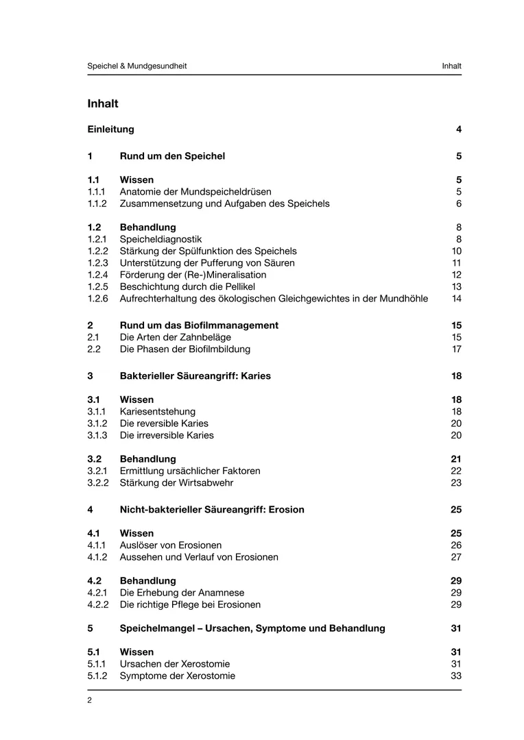 Seite 2 - SalivaDent - Lehr- und Lernprogramm zum Thema Speichel und Mundgesundheit - Skript