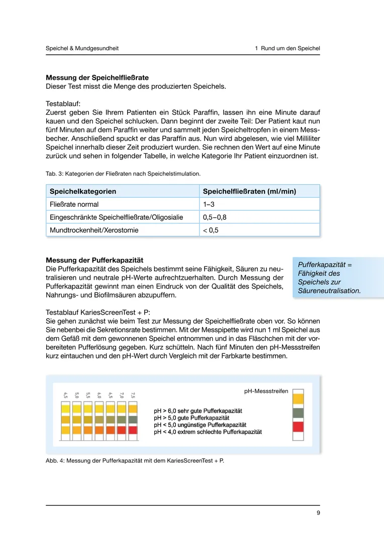 Seite 9 - SalivaDent - Lehr- und Lernprogramm zum Thema Speichel und Mundgesundheit - Skript