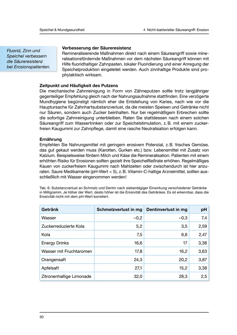 Seite 30 - SalivaDent - Lehr- und Lernprogramm zum Thema Speichel und Mundgesundheit - Skript