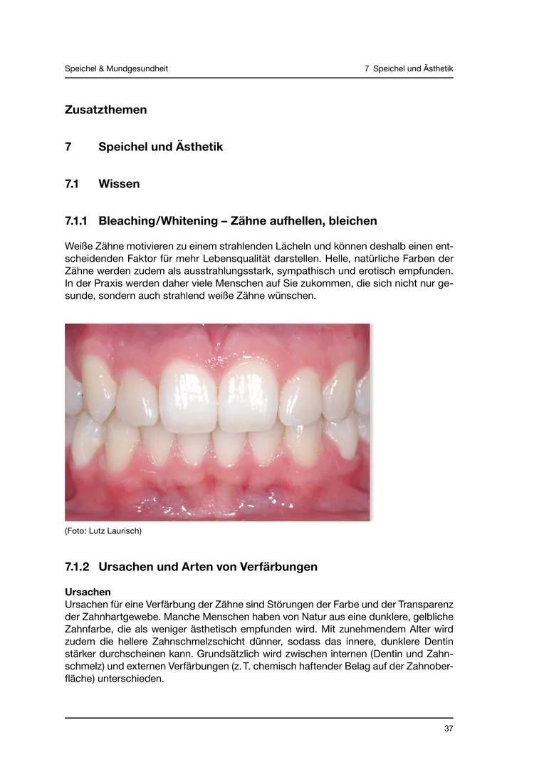 Seite 37 - SalivaDent - Lehr- und Lernprogramm zum Thema Speichel und Mundgesundheit - Skript