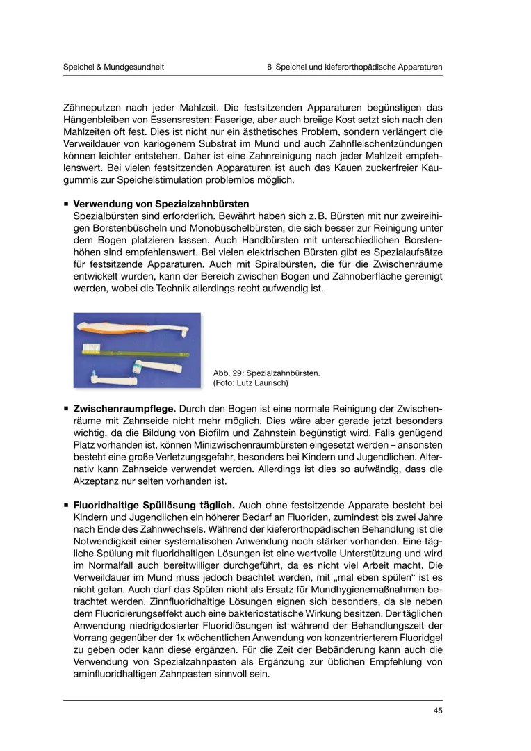 Seite 45 - SalivaDent - Lehr- und Lernprogramm zum Thema Speichel und Mundgesundheit - Skript