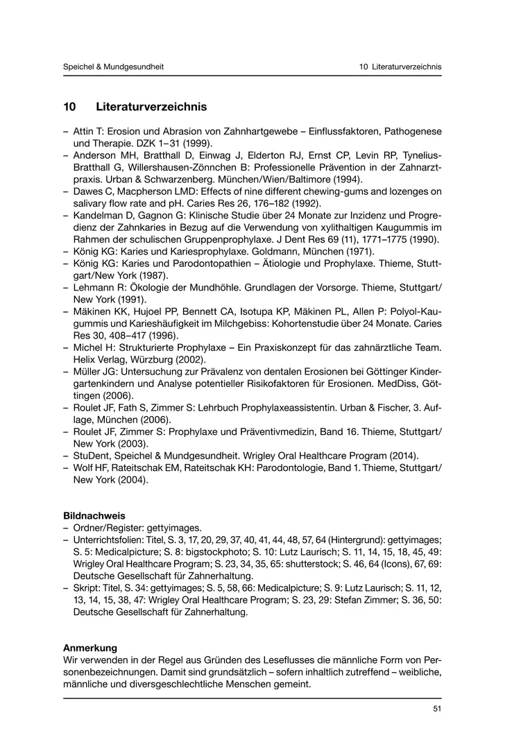 Seite 51 - SalivaDent - Lehr- und Lernprogramm zum Thema Speichel und Mundgesundheit - Skript