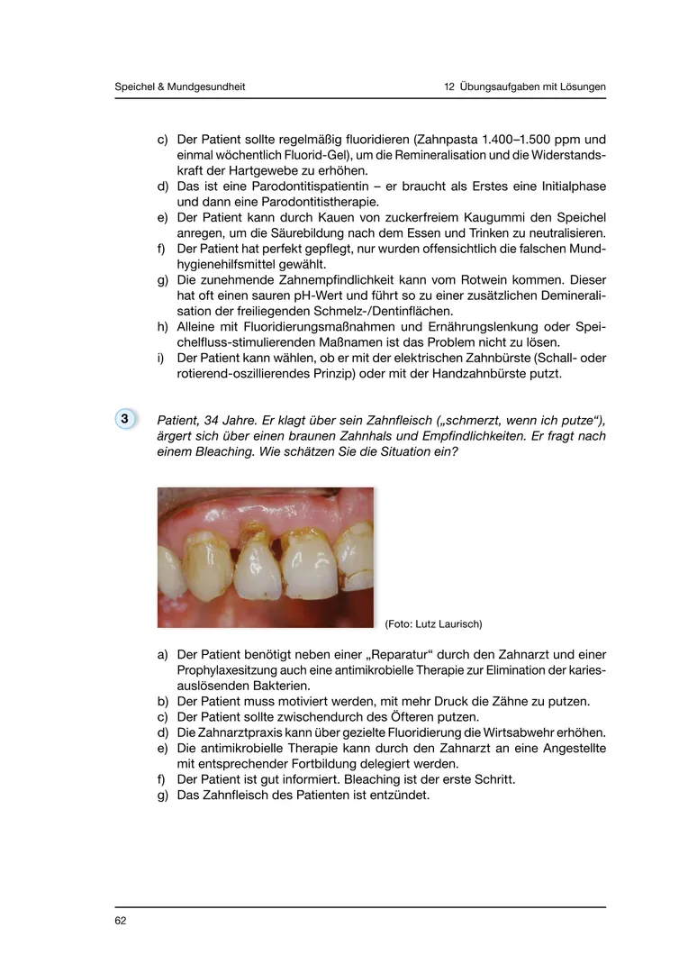 Seite 62 - SalivaDent - Lehr- und Lernprogramm zum Thema Speichel und Mundgesundheit - Skript