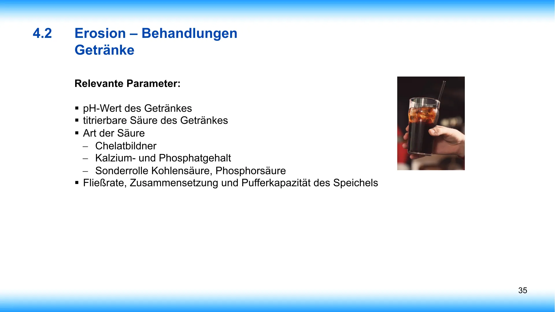 Seite 35 - SalivaDent - Lehr- und Lernprogramm zum Thema Speichel und Mundgesundheit - PowerPoint